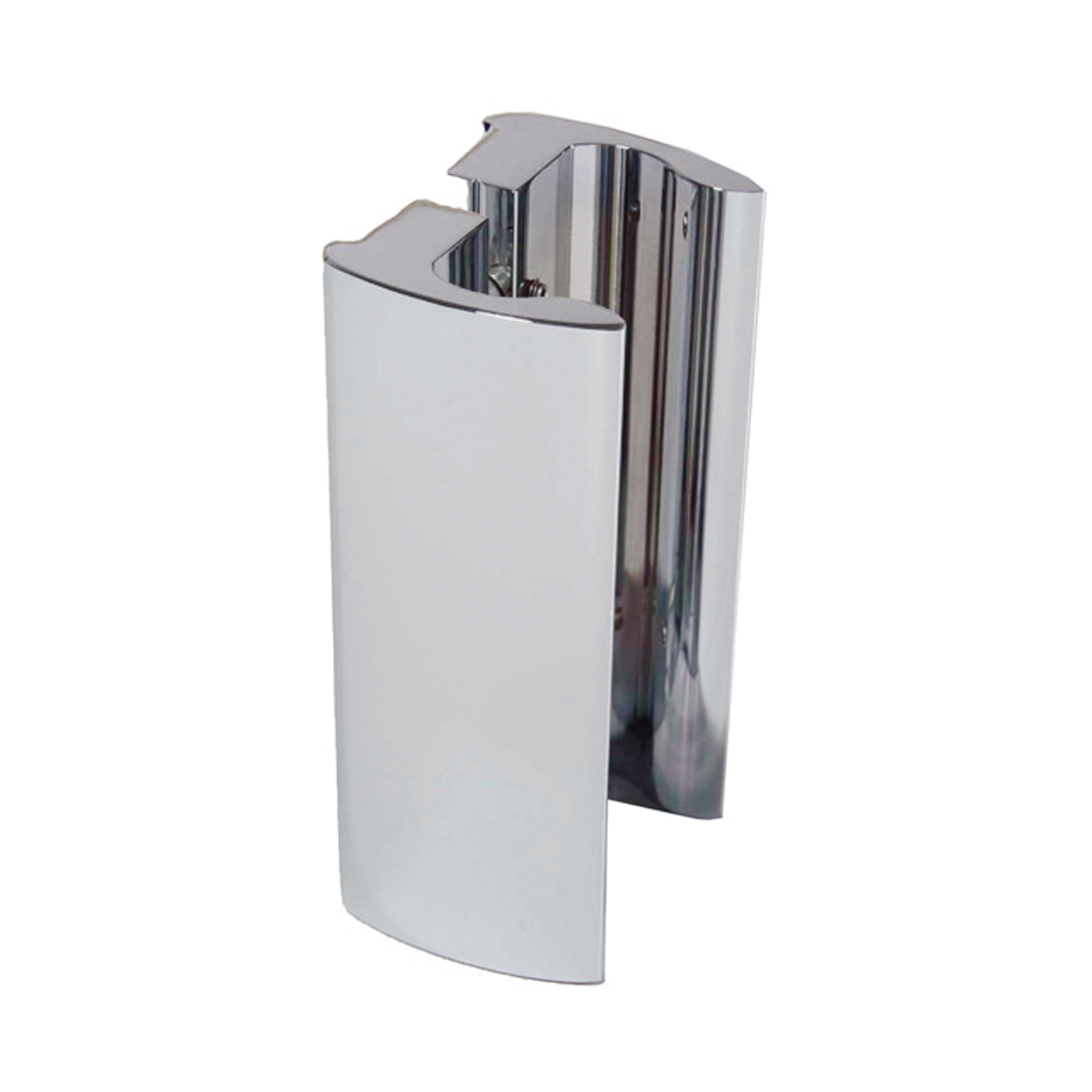 Duschtürgriff, 60 x 150 mm, Edelstahleffekt, 1 Paar
